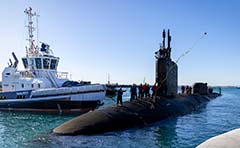 USS North Carolina Virginia class submarine Fleet Base West Australia